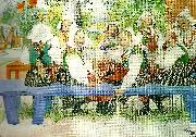 Carl Larsson kerstis fodelsedag oil painting on canvas